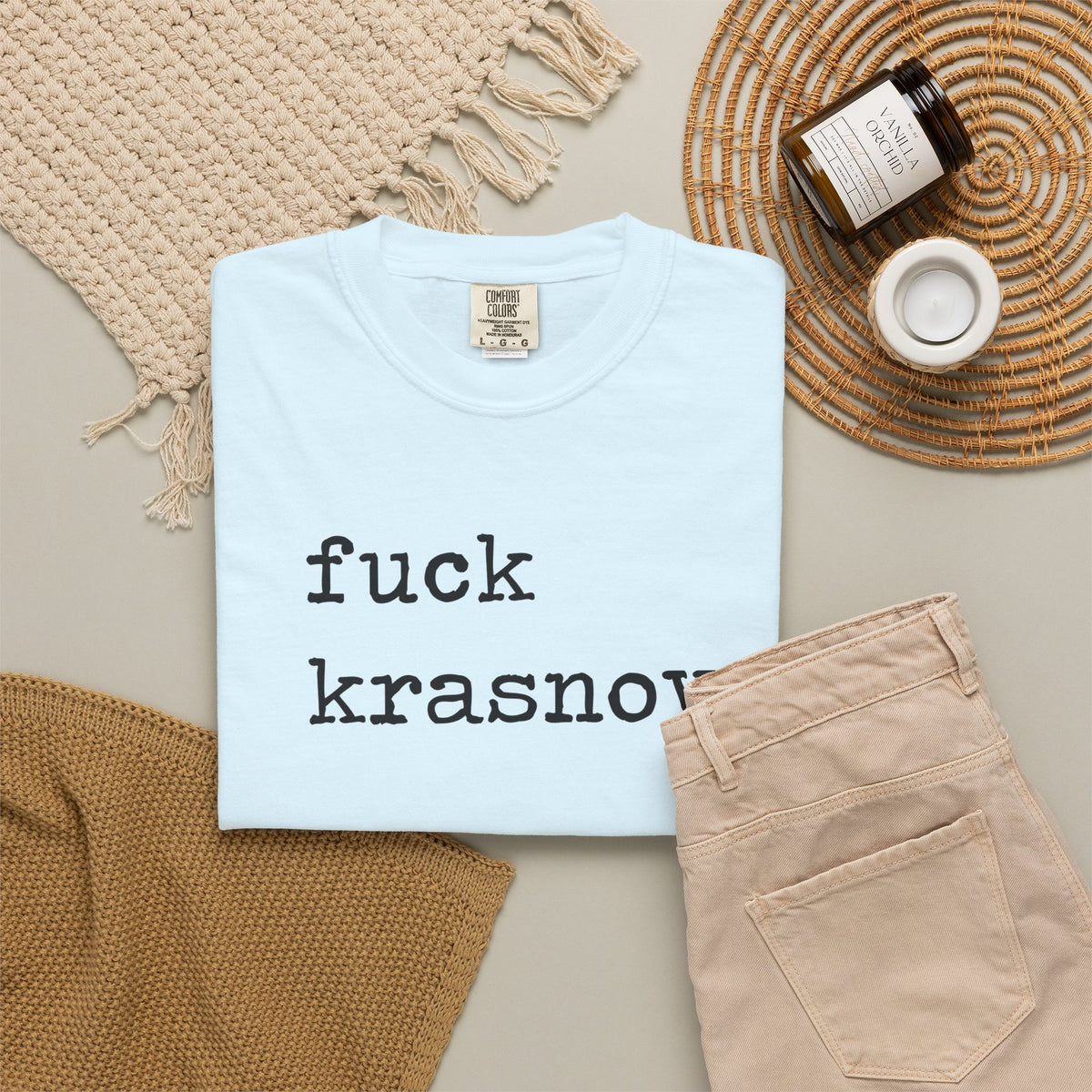 Fuck Krasnov Comfort Colors Unisex T-Shirt