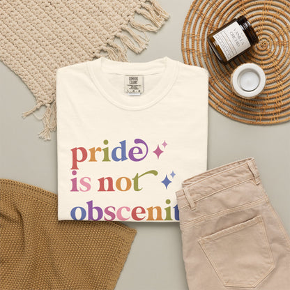 Pride is not Obscenity Comfort Colors Unisex T-Shirt