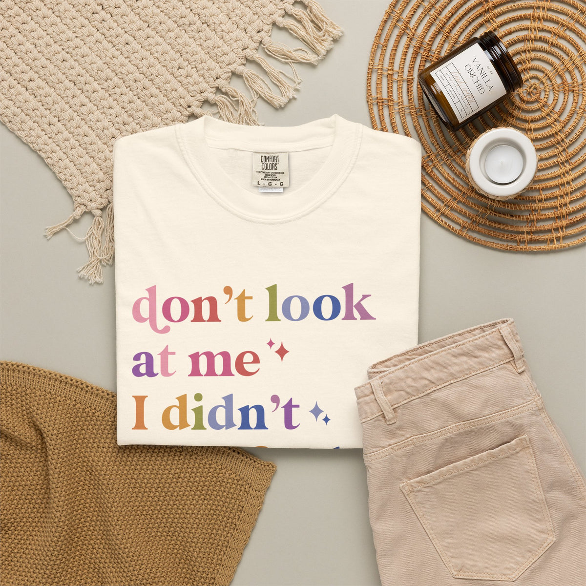 Don't Look At Me, I Didn't Vote for Him Comfort Colors Unisex T-Shirt