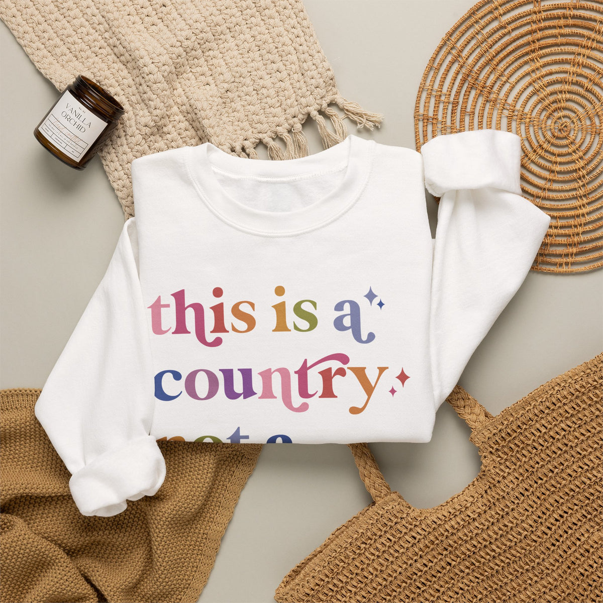 This Is a Country Not a Company Sweatshirt