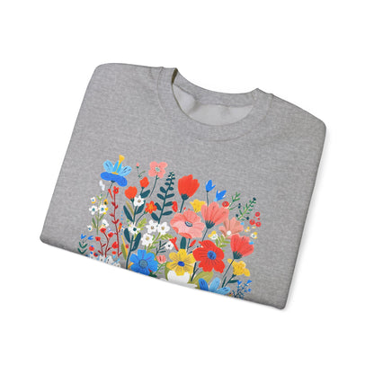 Fuck Trump Floral Sweatshirt