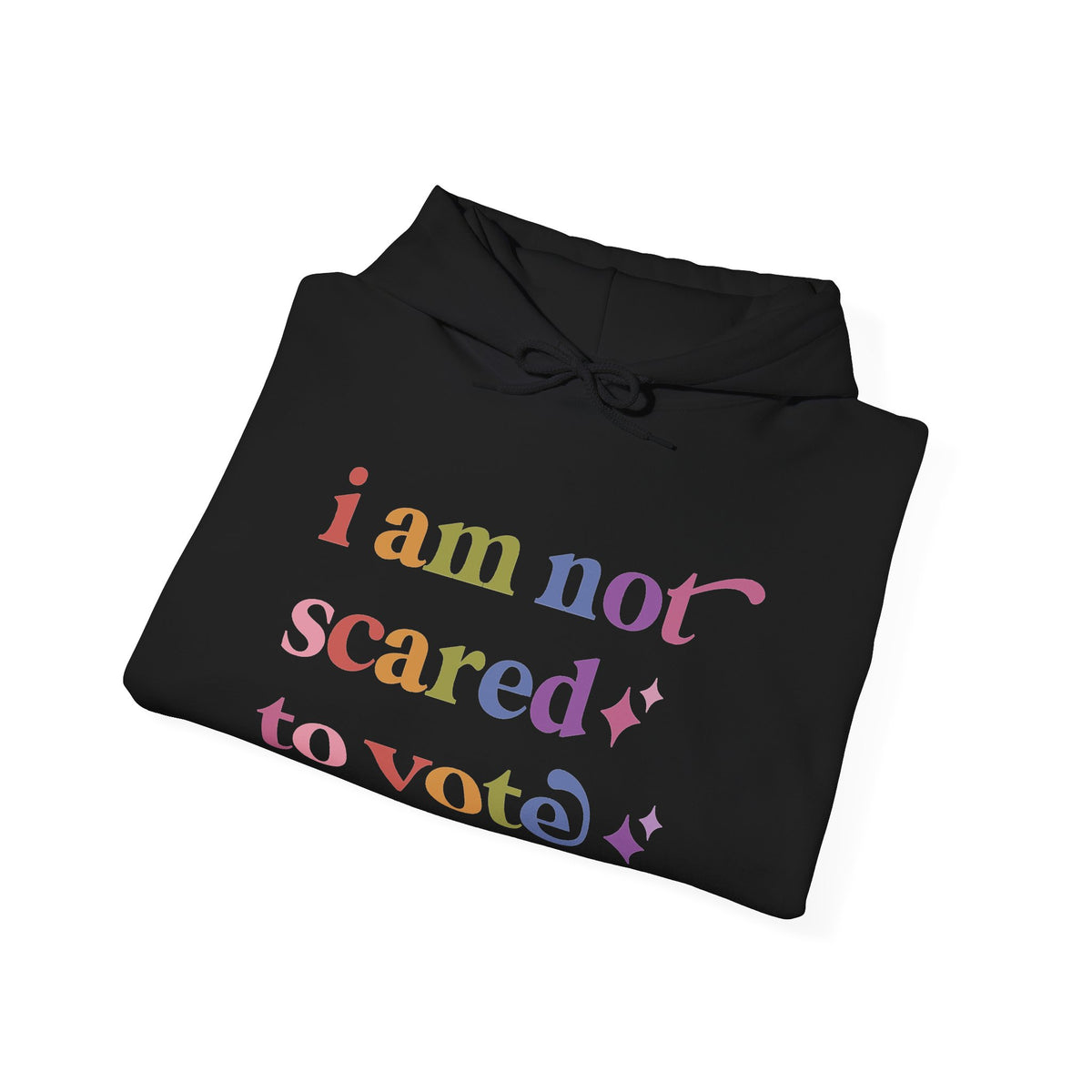 I Am not Scared to Vote Hoodie