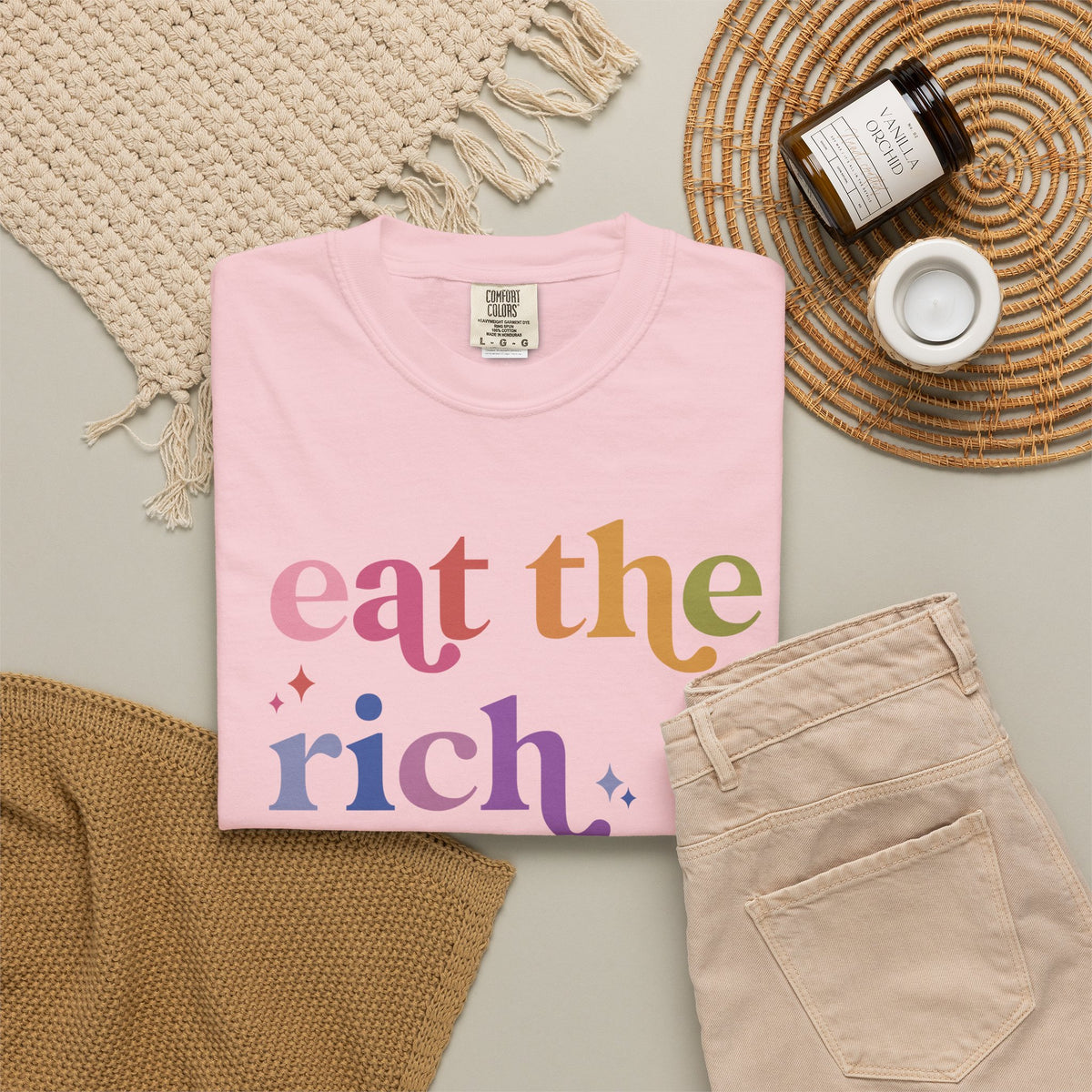 Eat the Rich Comfort Colors Unisex T-Shirt