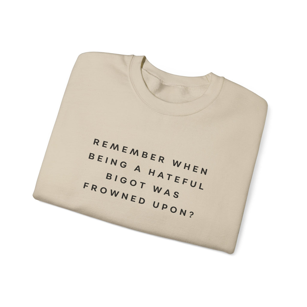 Remember When Being a Hateful Bigot Was Frowned Upon? Sweatshirt