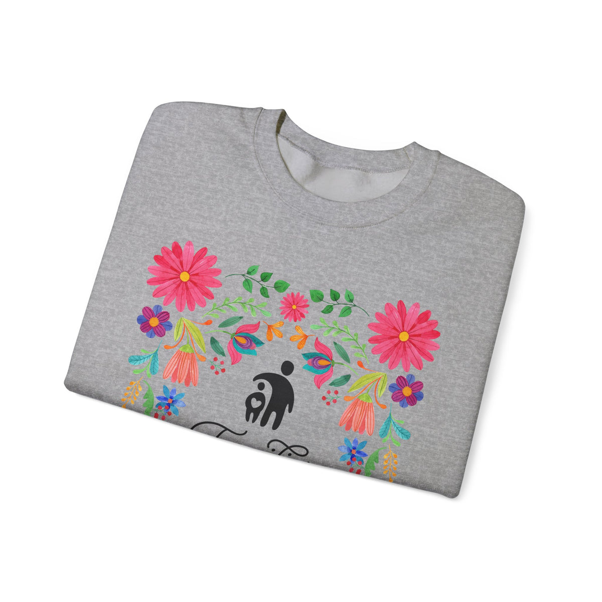 Families Belong Together Mexican Flowers Sweatshirt