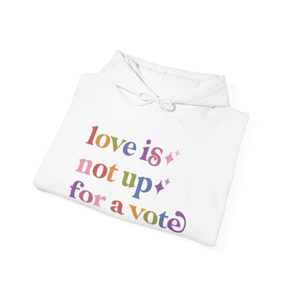 Love is not Up for a Vote Hoodie