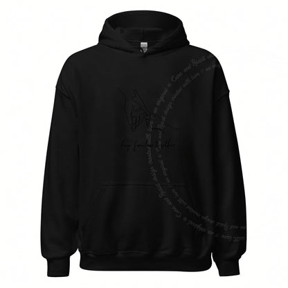 Keep Families Together Care & Resist Gildan hoodie in Black