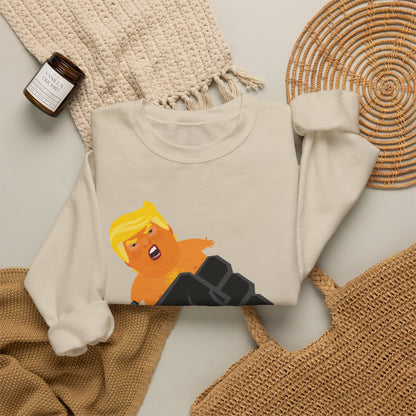 Resist Fist and Trump Blimp Sweatshirt