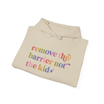 Remove the Barrier not the Kid Hoodie