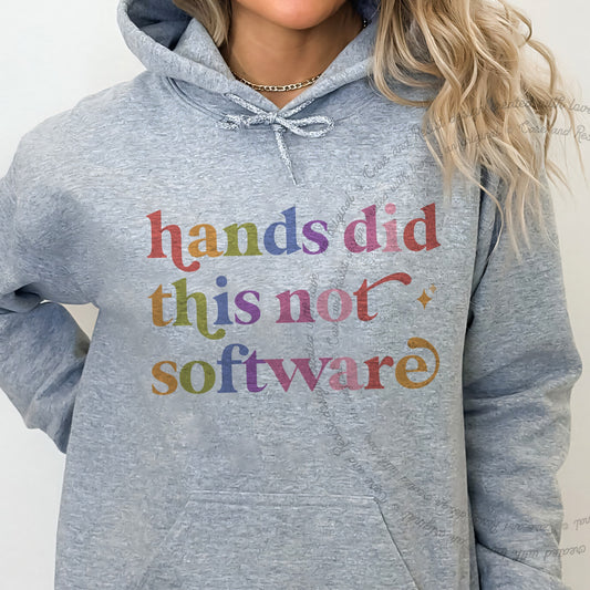 Hands Did This not Software Care & Resist Gildan hoodie in Sport Grey
