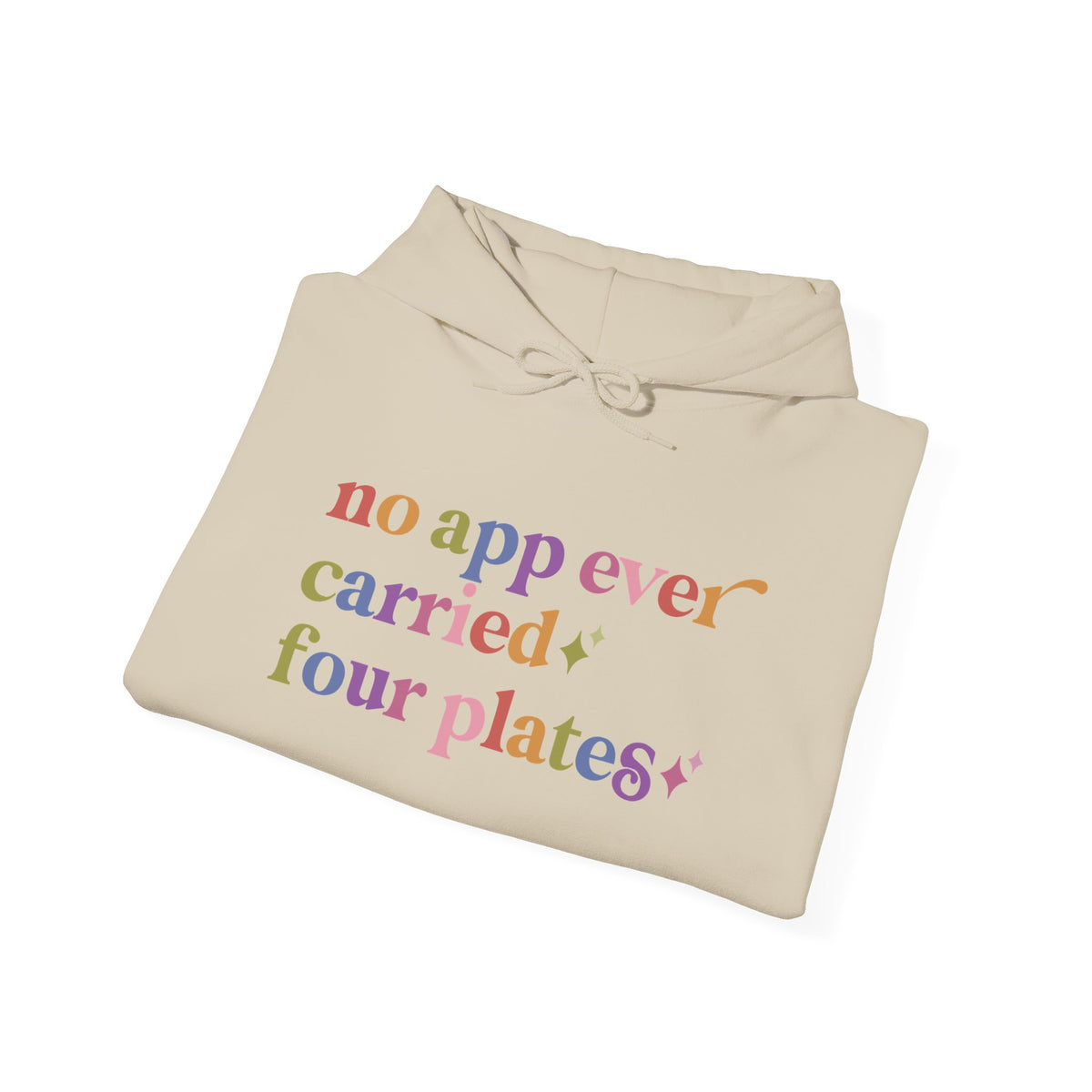No App Ever Carried Four Plates Hoodie