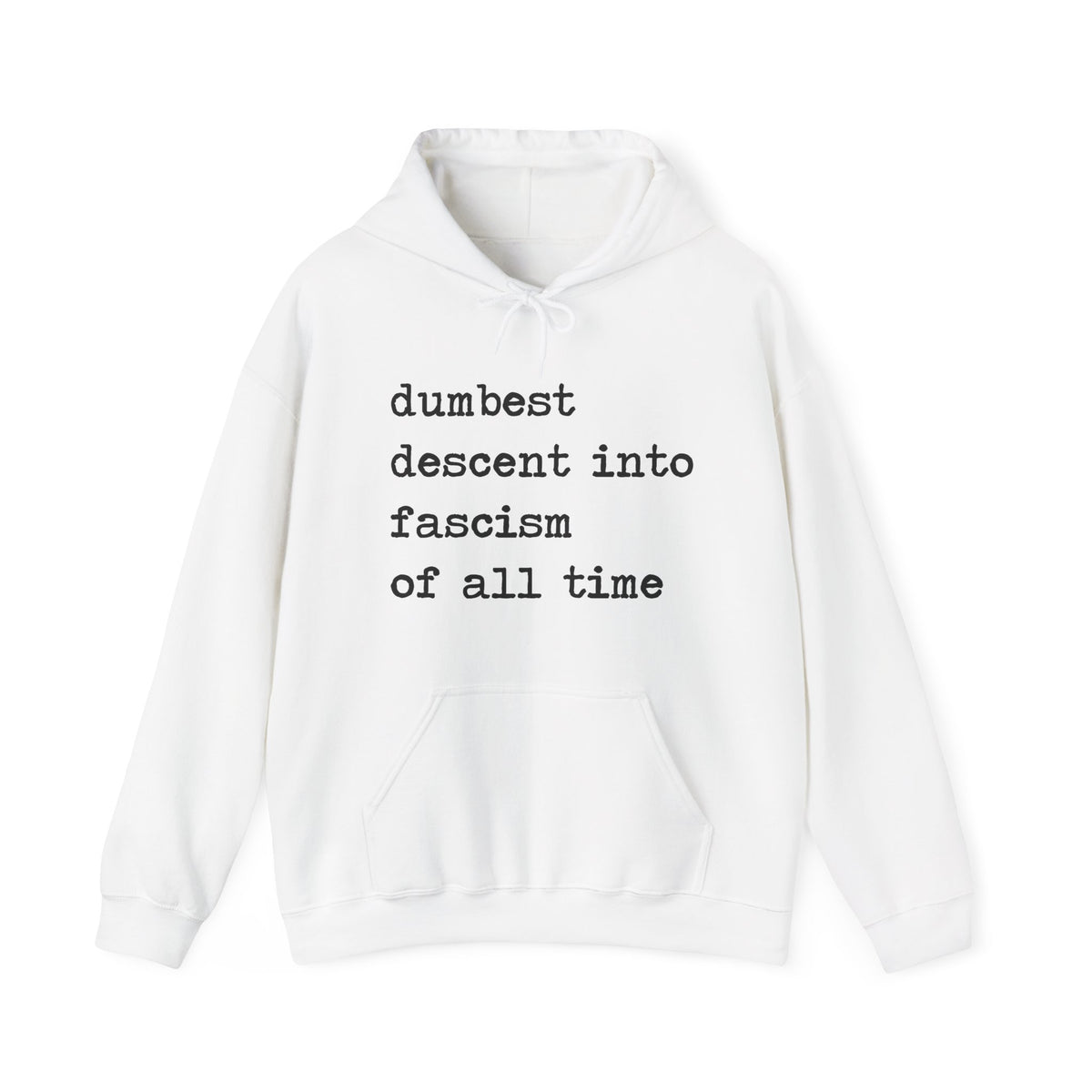 Dumbest Descent Into Fascism of All Time Hoodie