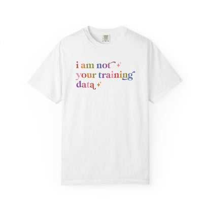I Am not Your Training Data Comfort Colors Unisex T-Shirt