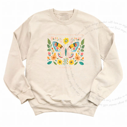 The Only Minority Destroying This Country Are Billionaires Care & Resist Gildan crewneck sweatshirt in Sand