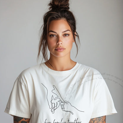 Keep Families Together Care & Resist progressive t-shirt in White