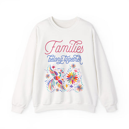 Families Belong Together Rainbow Sweatshirt
