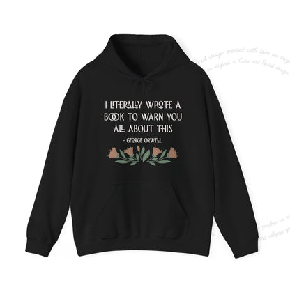 I Literally Wrote a Book to Warn You All About This Care & Resist Gildan hoodie in Sand