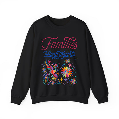 Families Belong Together Rainbow Sweatshirt