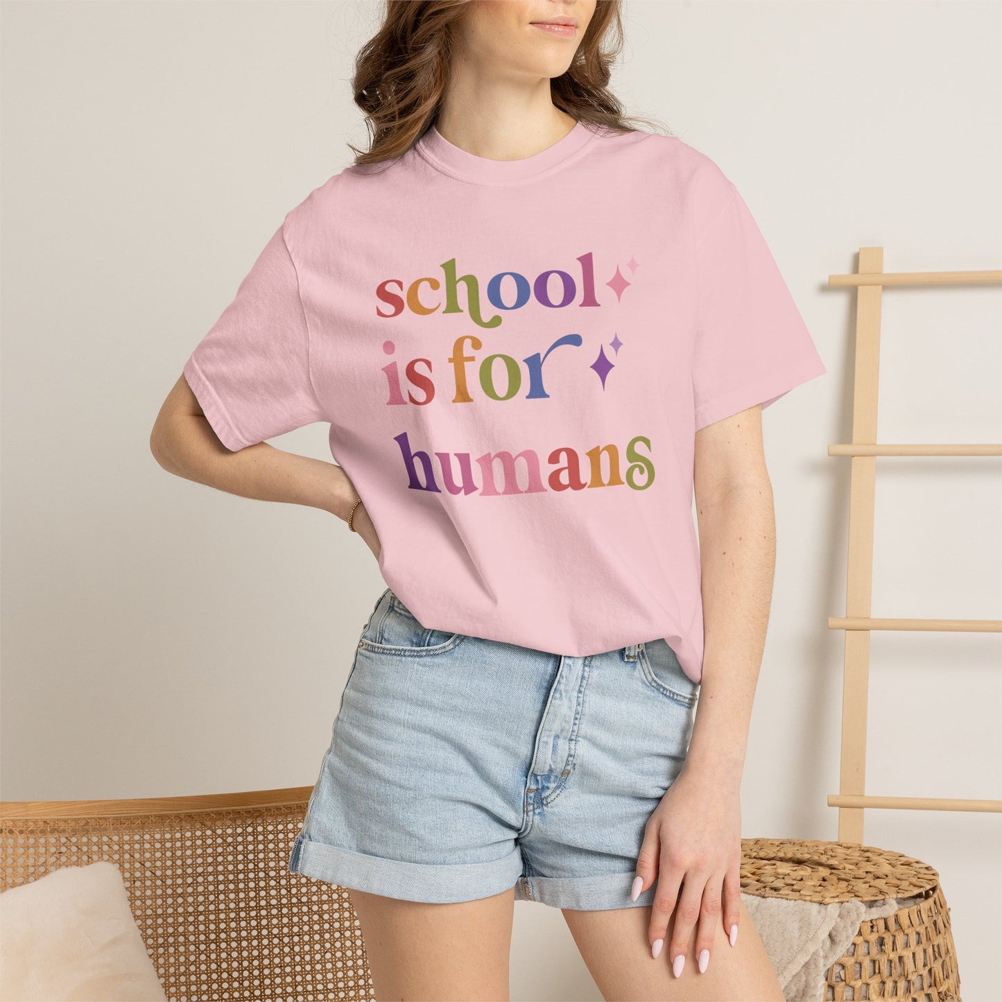 School is for Humans Comfort Colors Unisex T-Shirt