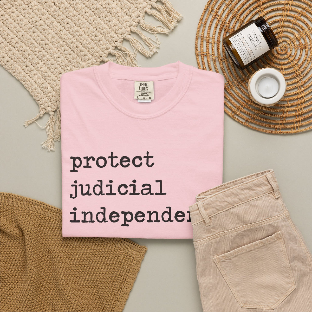 Protect Judicial Independence Comfort Colors Unisex T-Shirt