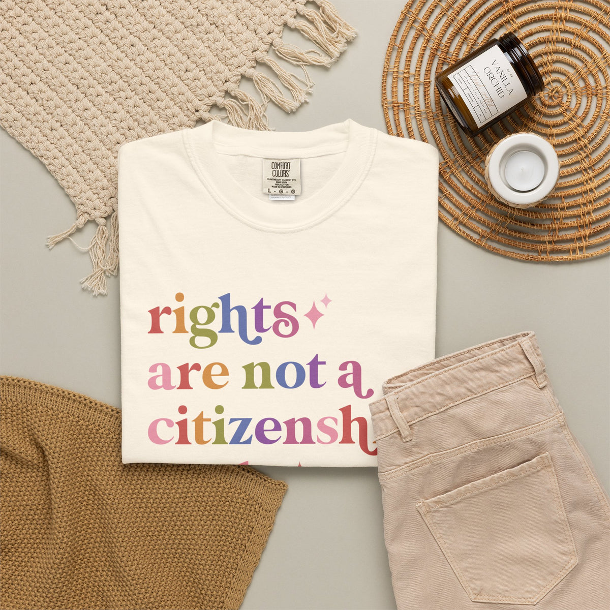 Rights are not a Citizenship Perk Comfort Colors Unisex T-Shirt