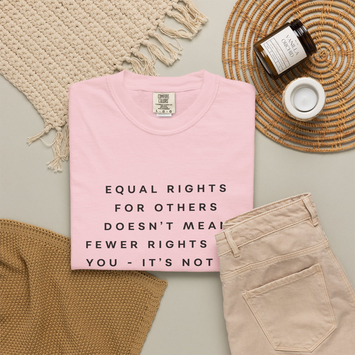 Equal Rights for Others Doesn't Mean Fewer Rights for You, It's Not Pie Comfort Colors Unisex T-Shirt