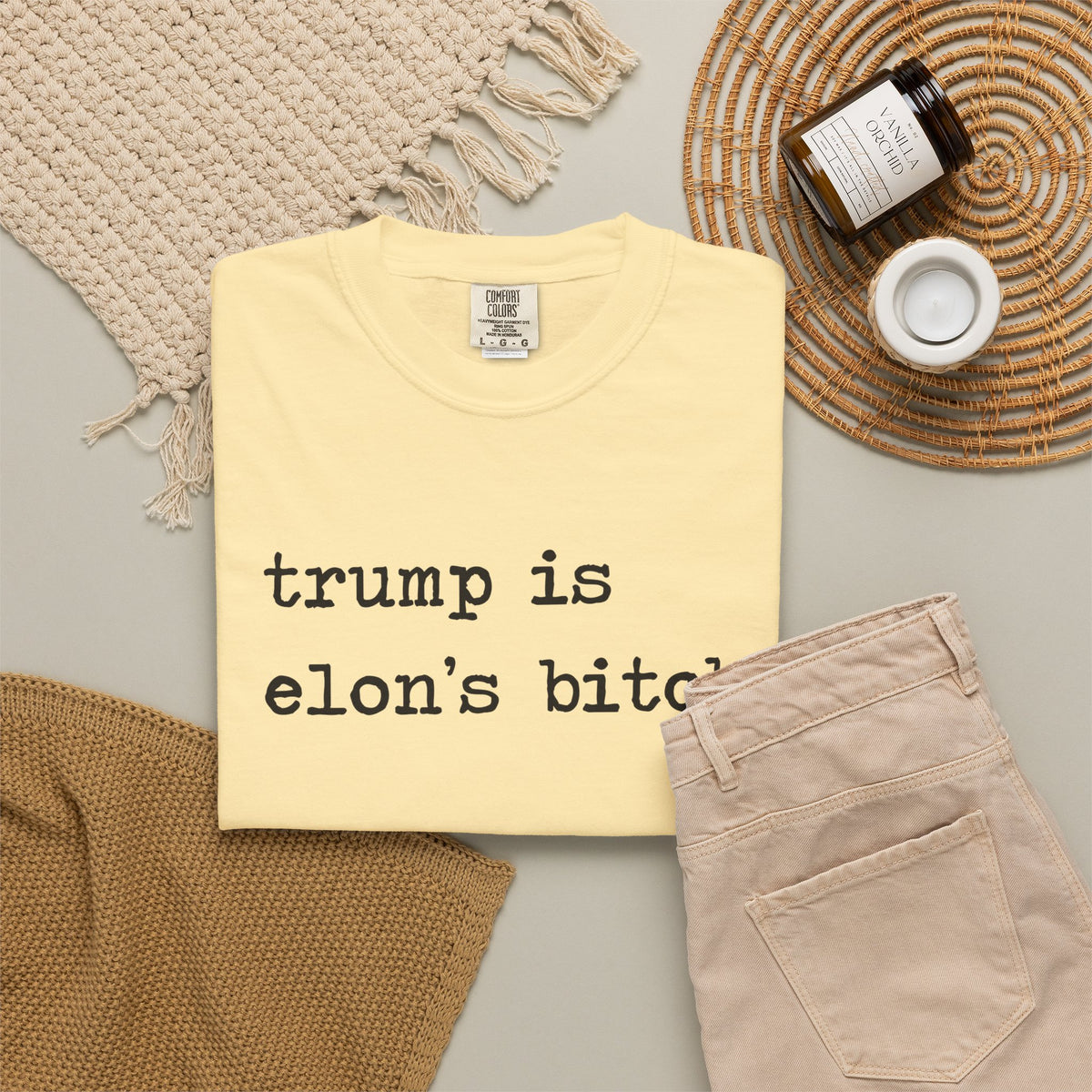 Trump Is Elon's Bitch Comfort Colors Unisex T-Shirt