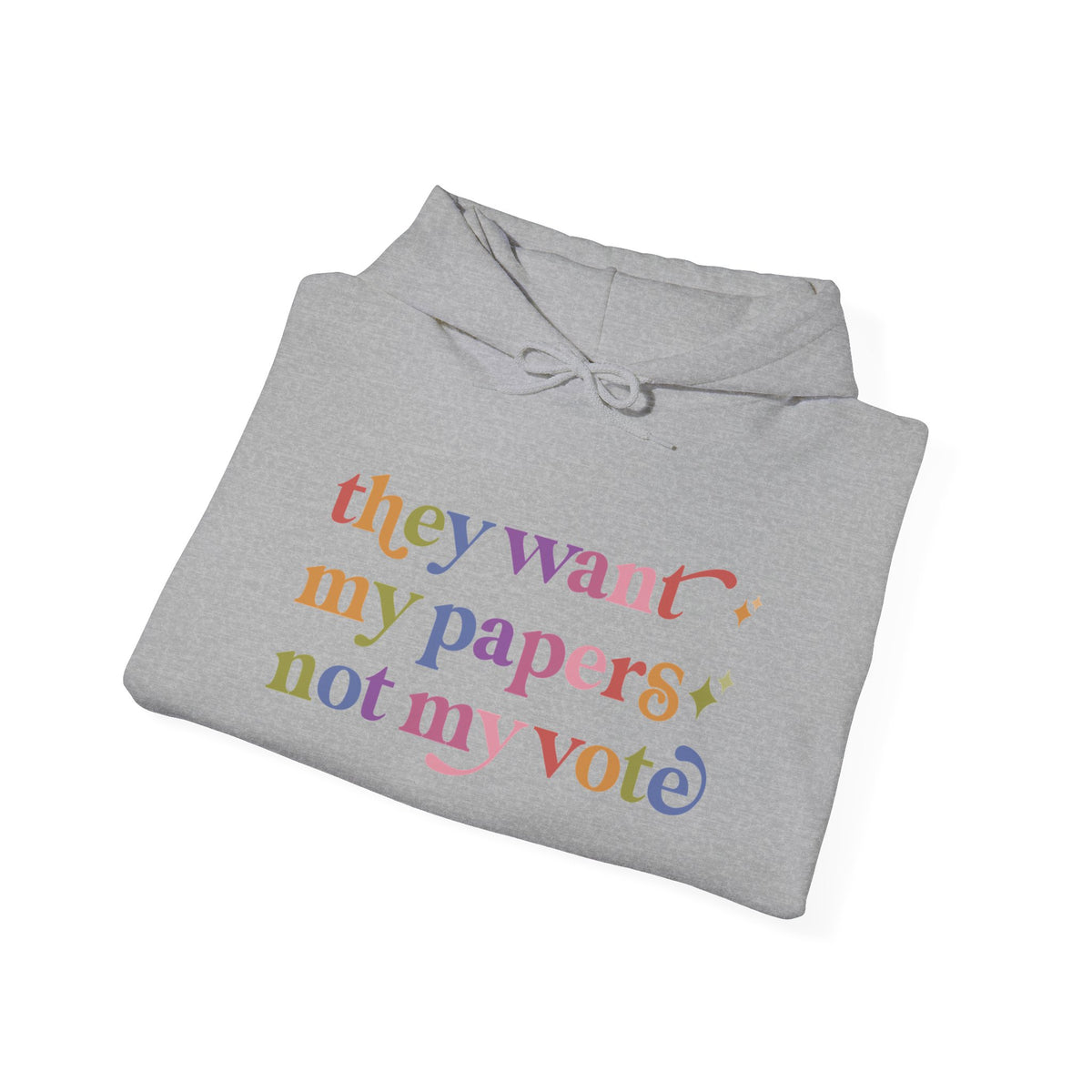 They Want My Papers not My Vote Hoodie