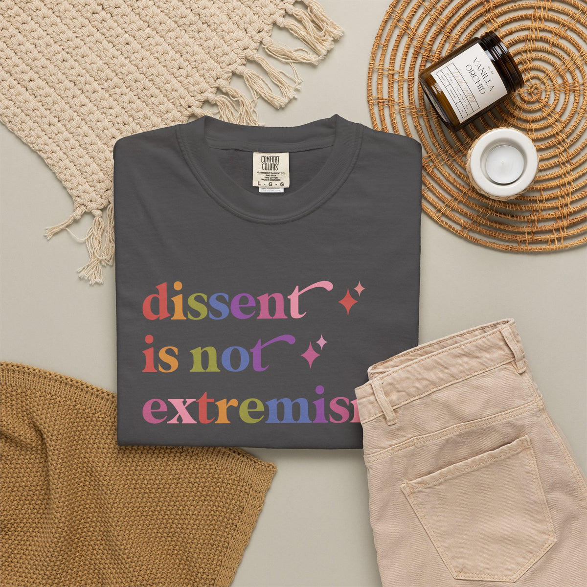 Dissent is not Extremism Comfort Colors Unisex T-Shirt