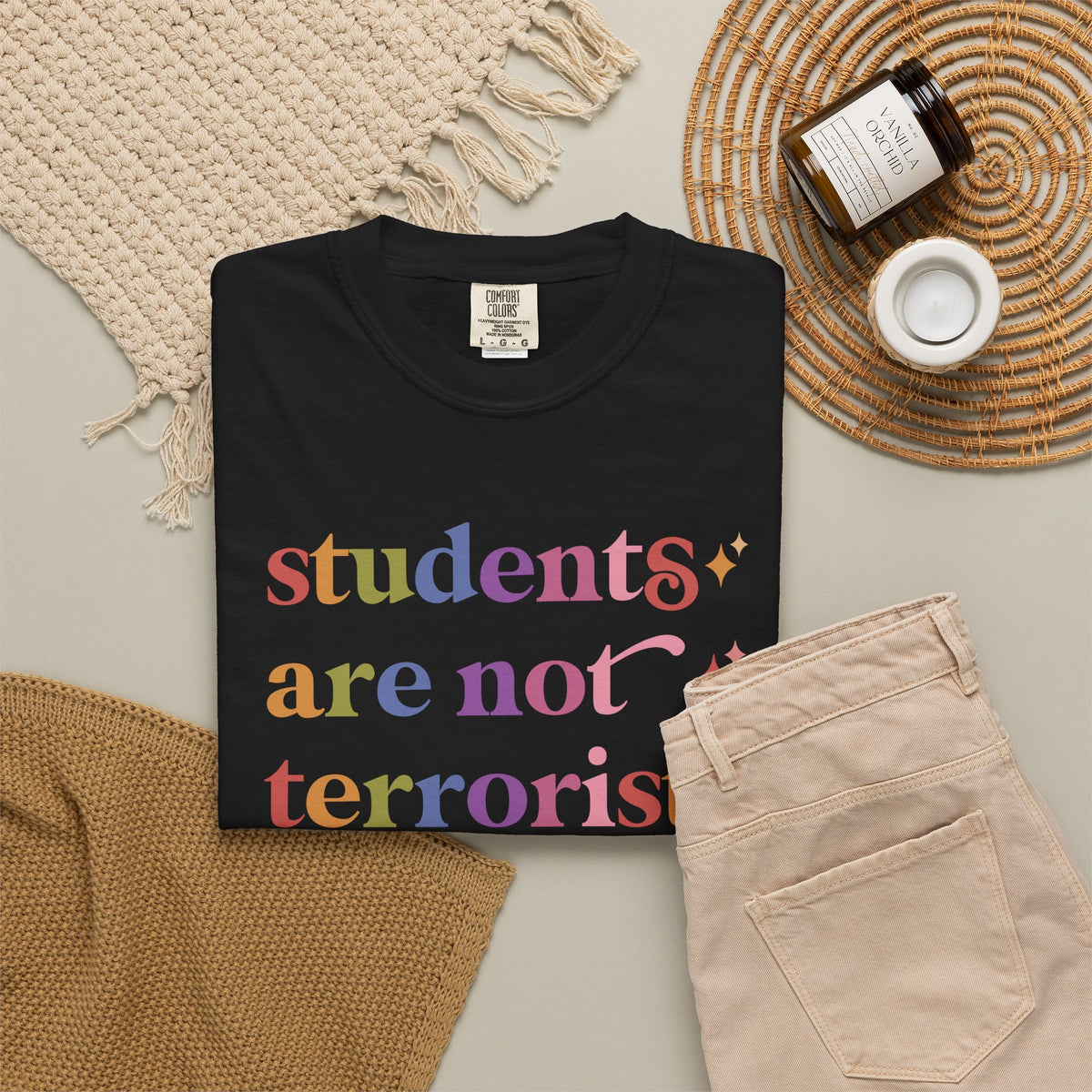 Students are not Terrorists Comfort Colors Unisex T-Shirt
