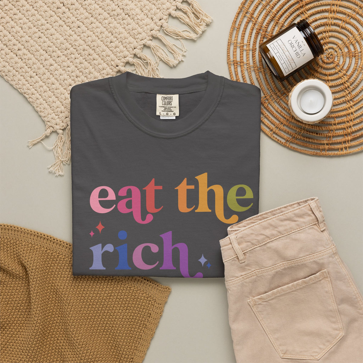 Eat the Rich Comfort Colors Unisex T-Shirt