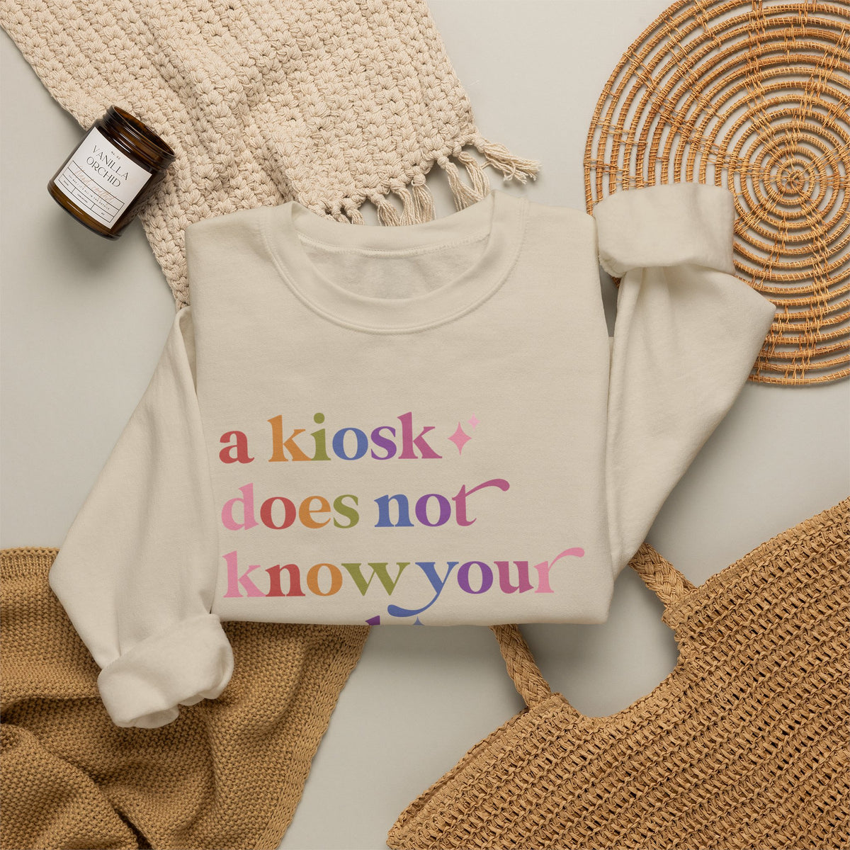 A Kiosk Does not Know Your Usual Sweatshirt