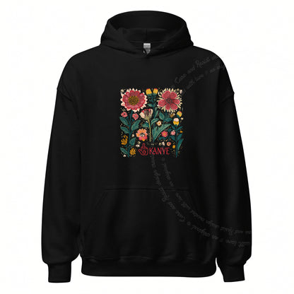 Middle Finger Kanye Care & Resist Gildan hoodie in Black