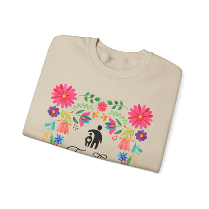 Families Belong Together Mexican Flowers Sweatshirt