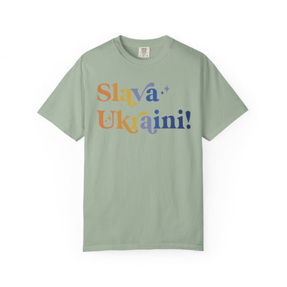 Slava Ukraini Comfort Colors Unisex T-Shirt