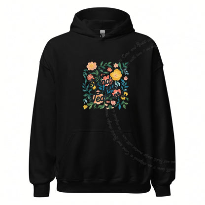 I Stand With Teachers Care & Resist Gildan hoodie in Black