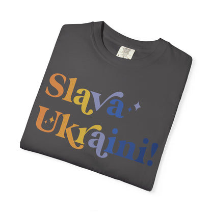 Slava Ukraini Comfort Colors Unisex T-Shirt