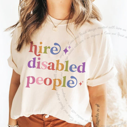 Hire Disabled People Comfort Colors Unisex T-Shirt