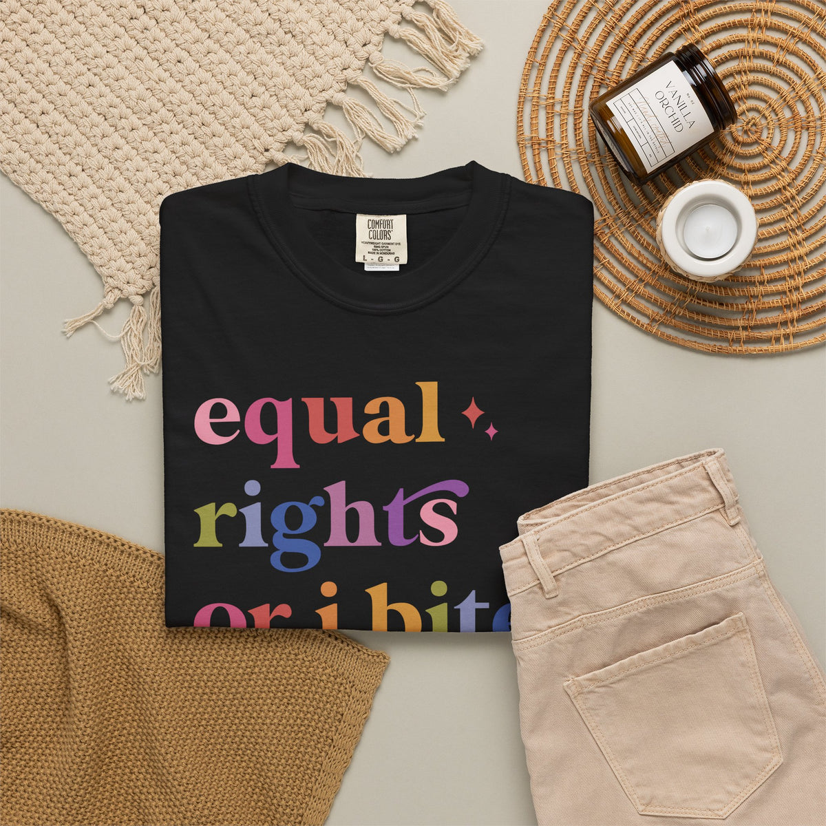 Equal Rights or I Bites Comfort Colors Unisex T-Shirt