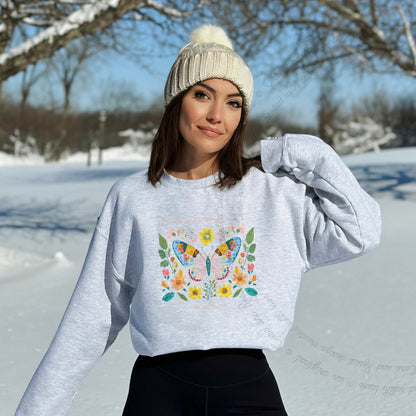 The Only Minority Destroying This Country Are Billionaires Care & Resist Gildan crewneck sweatshirt in Sport Grey