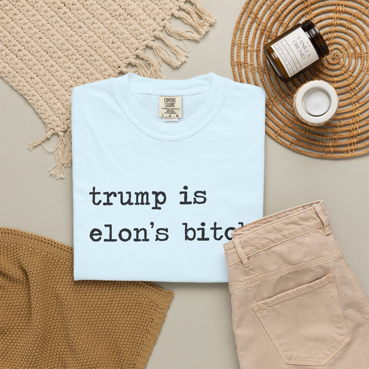 Trump Is Elon's Bitch Comfort Colors Unisex T-Shirt