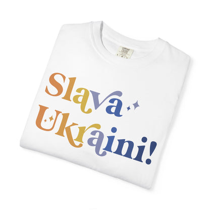 Slava Ukraini Comfort Colors Unisex T-Shirt