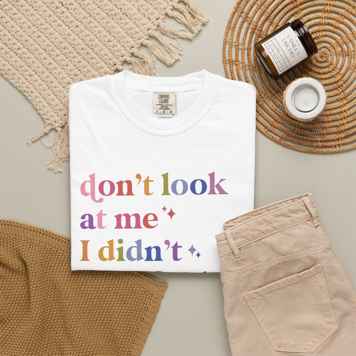 Don't Look At Me, I Didn't Vote for Him Comfort Colors Unisex T-Shirt