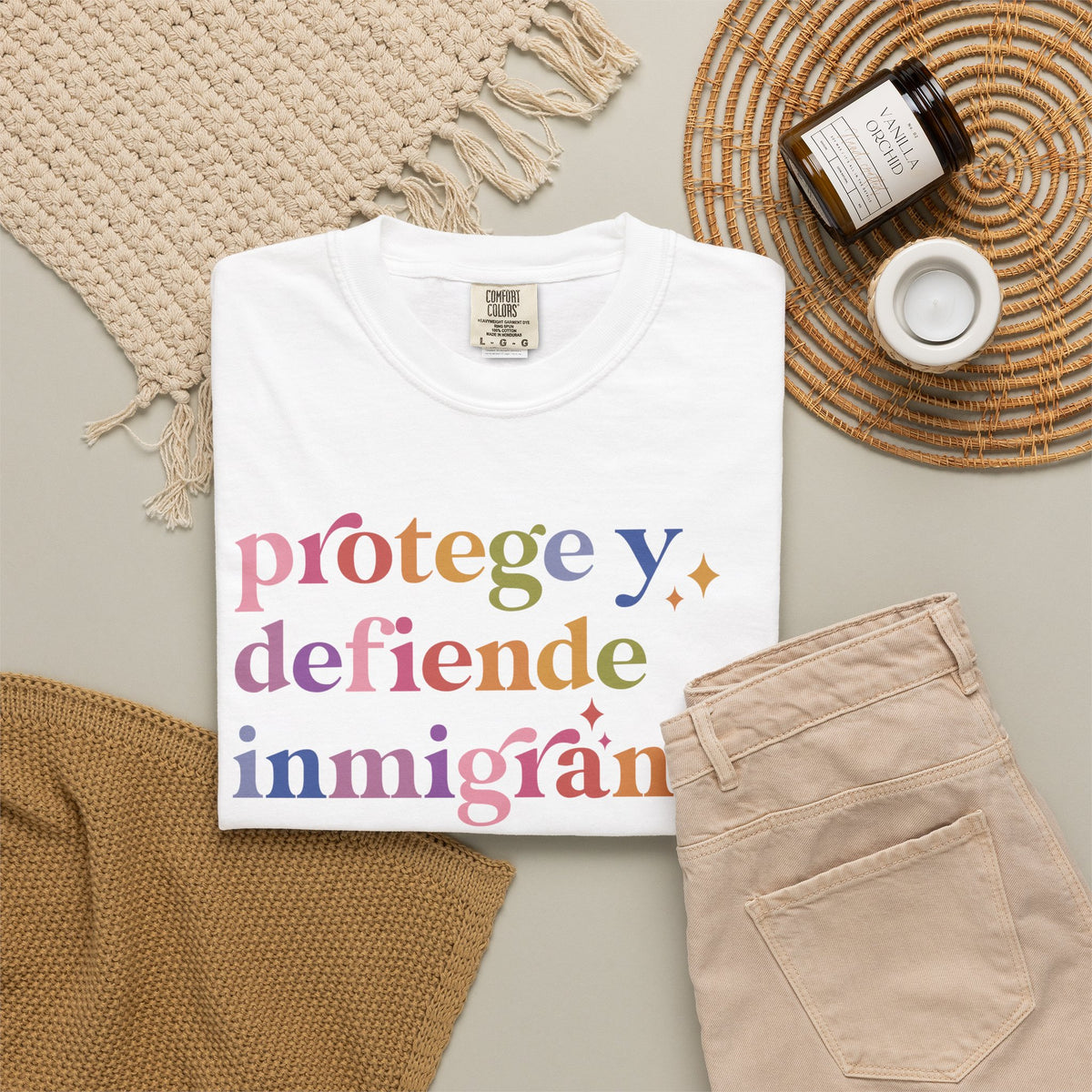 Protege Y Defiende Inmigrantes Comfort Colors Unisex T-Shirt