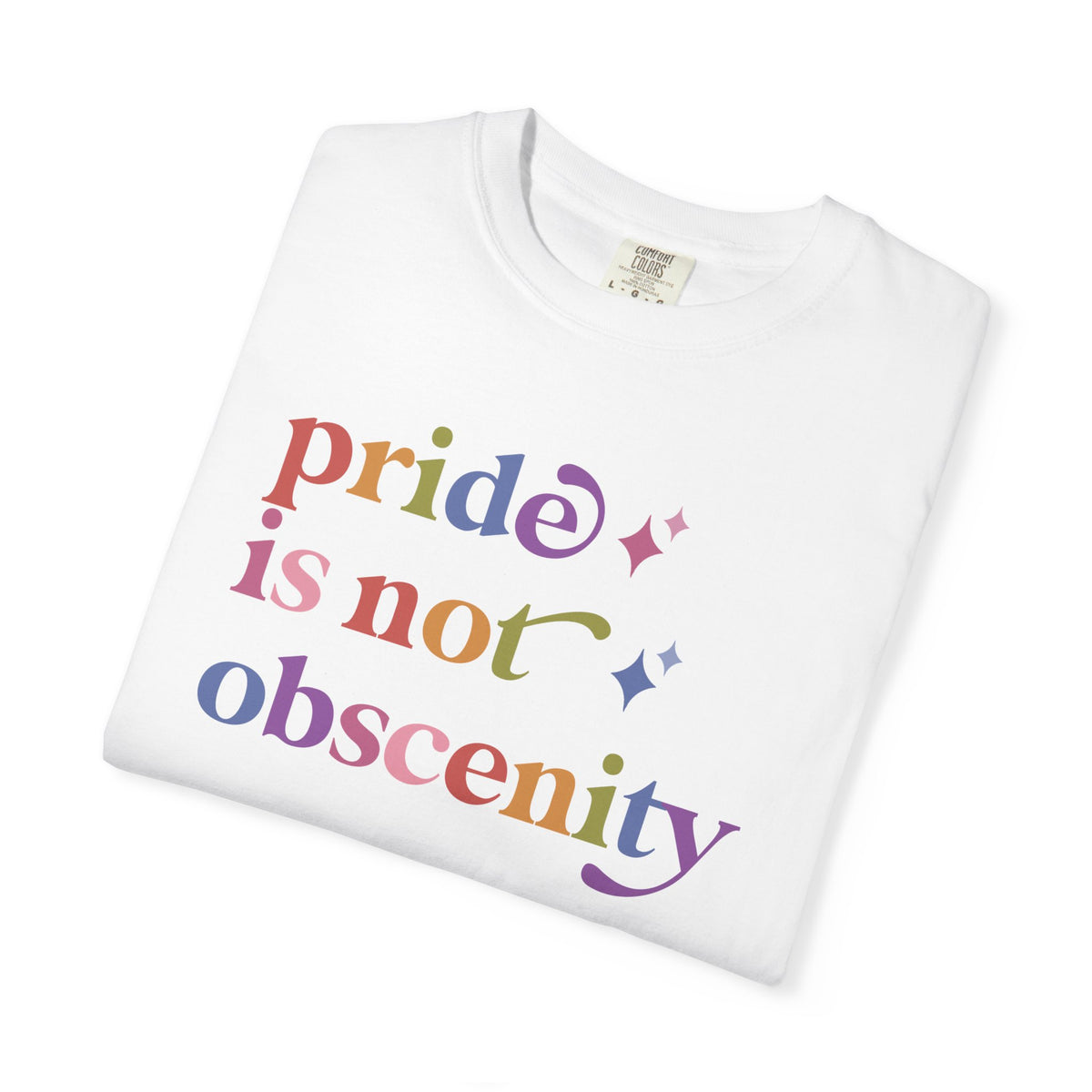 Pride is not Obscenity Comfort Colors Unisex T-Shirt