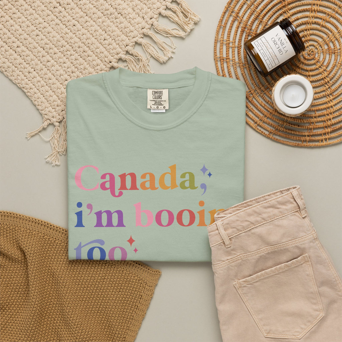 Canada, I'm Booing Too Comfort Colors Unisex T-Shirt