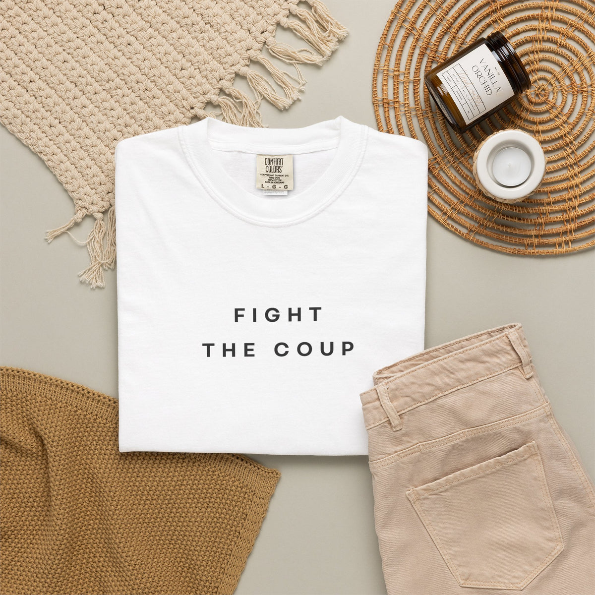 Fight the Coup Comfort Colors Unisex T-Shirt