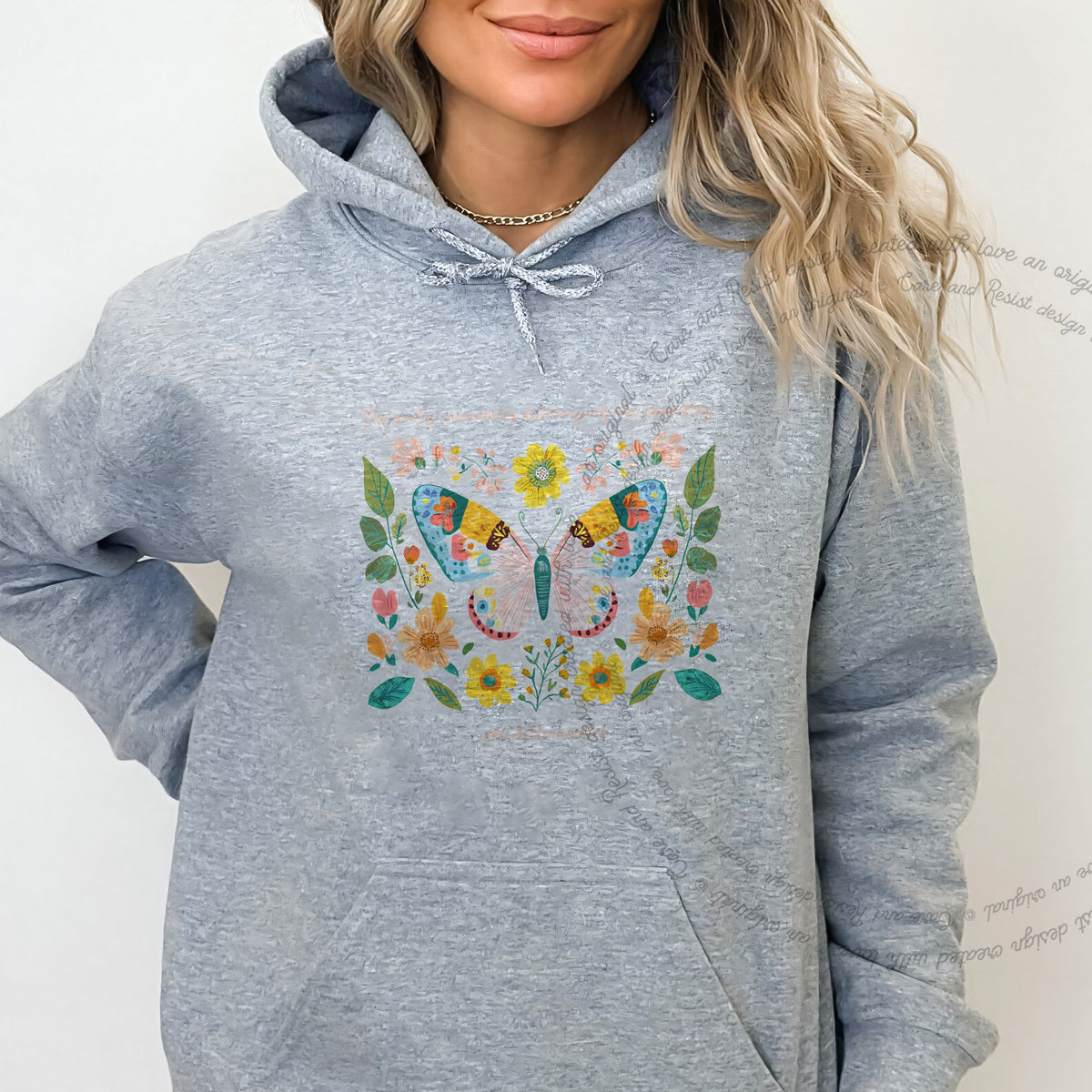 The Only Minority Destroying This Country Are Billionaires Care & Resist Gildan hoodie in Sport Grey