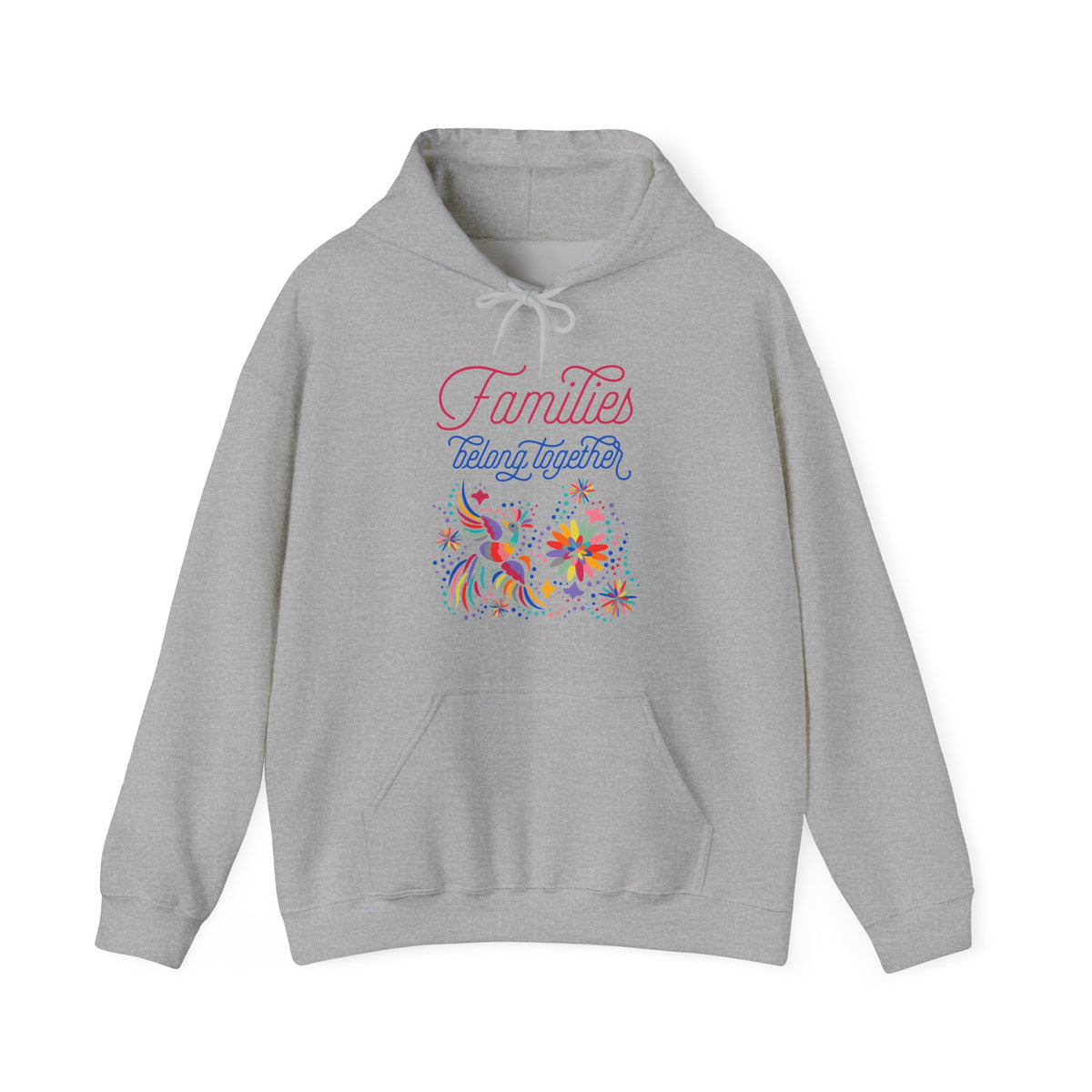 Families Belong Together Rainbow Hoodie