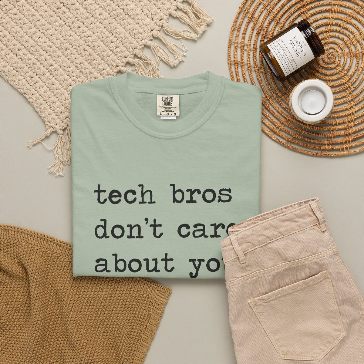 Tech Bros Don't Care About You Comfort Colors Unisex T-Shirt